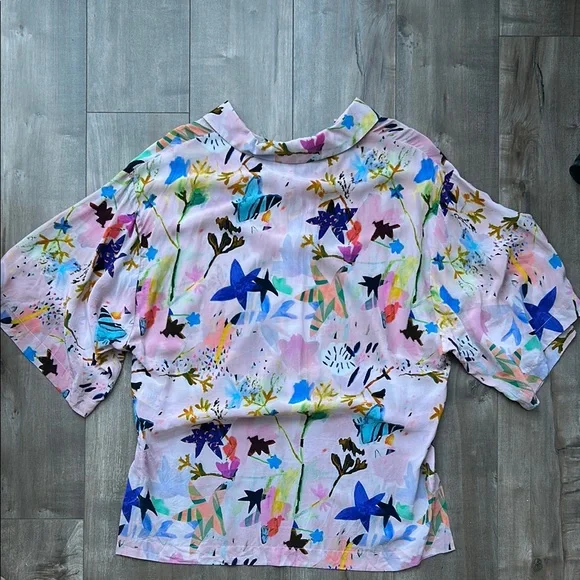 Floral Button-Up Blouse - Picture 10 of 13